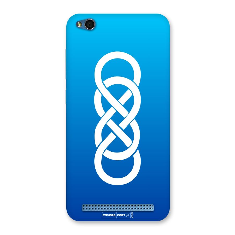 Double Infinity Blue Back Case for Redmi 5A