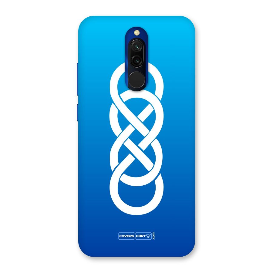 Double Infinity Blue Back Case for Redmi 8