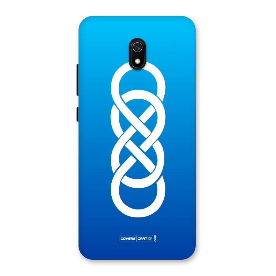 Double Infinity Blue Back Case for Redmi 8A