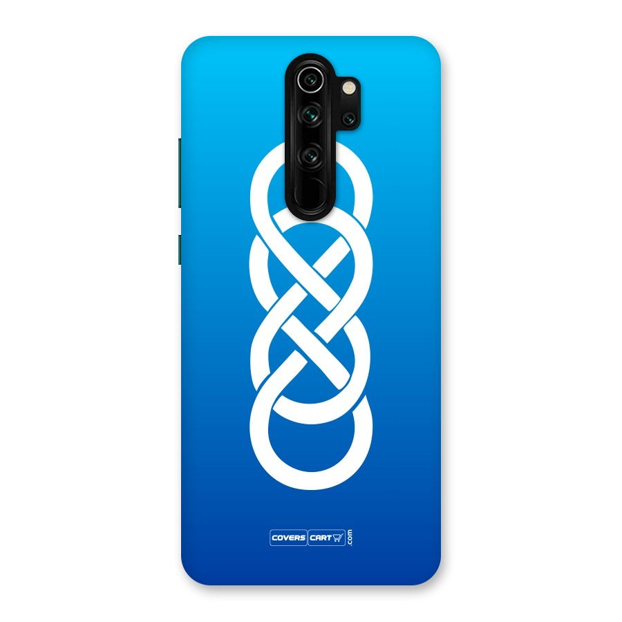 Double Infinity Blue Back Case for Redmi Note 8 Pro