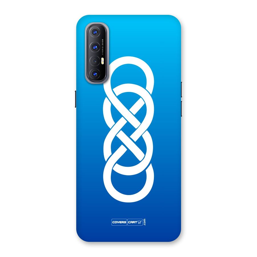 Double Infinity Blue Back Case for Reno3 Pro