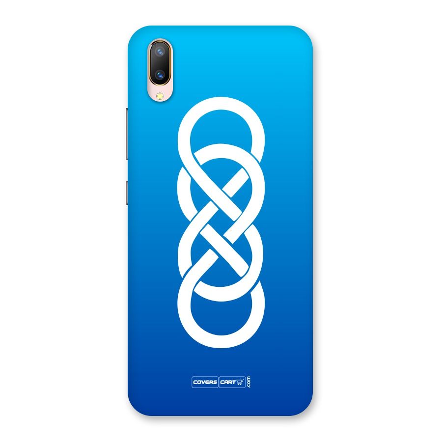 Double Infinity Blue Back Case for Vivo V11 Pro