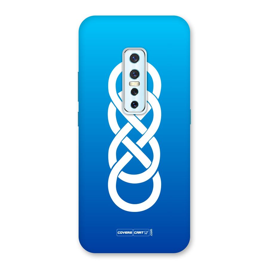 Double Infinity Blue Back Case for Vivo V17 Pro