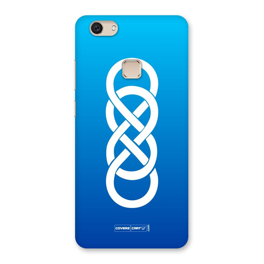 Double Infinity Blue Back Case for Vivo V7