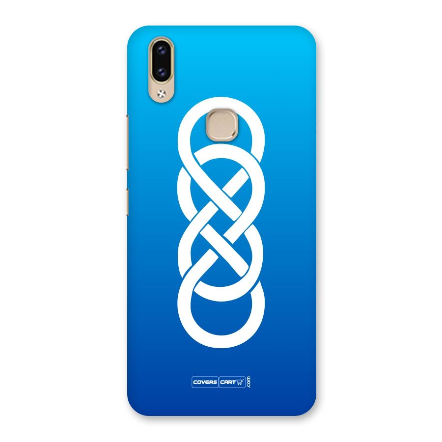 Double Infinity Blue Back Case for Vivo V9 Youth