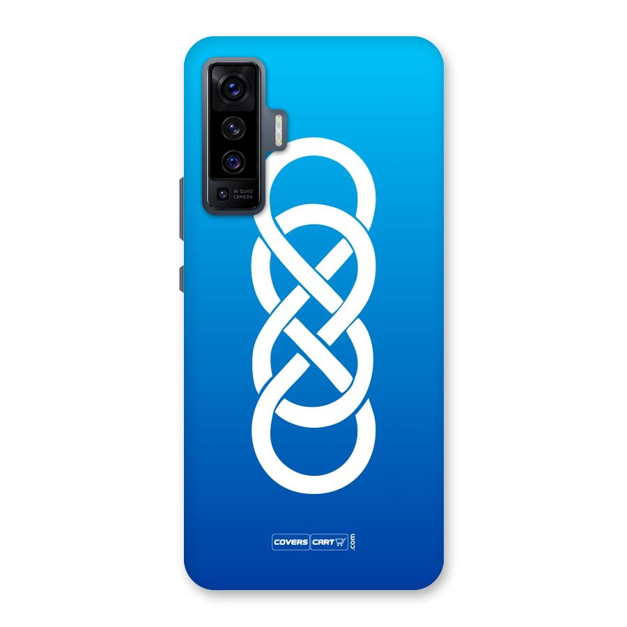 Double Infinity Blue Back Case for Vivo X50
