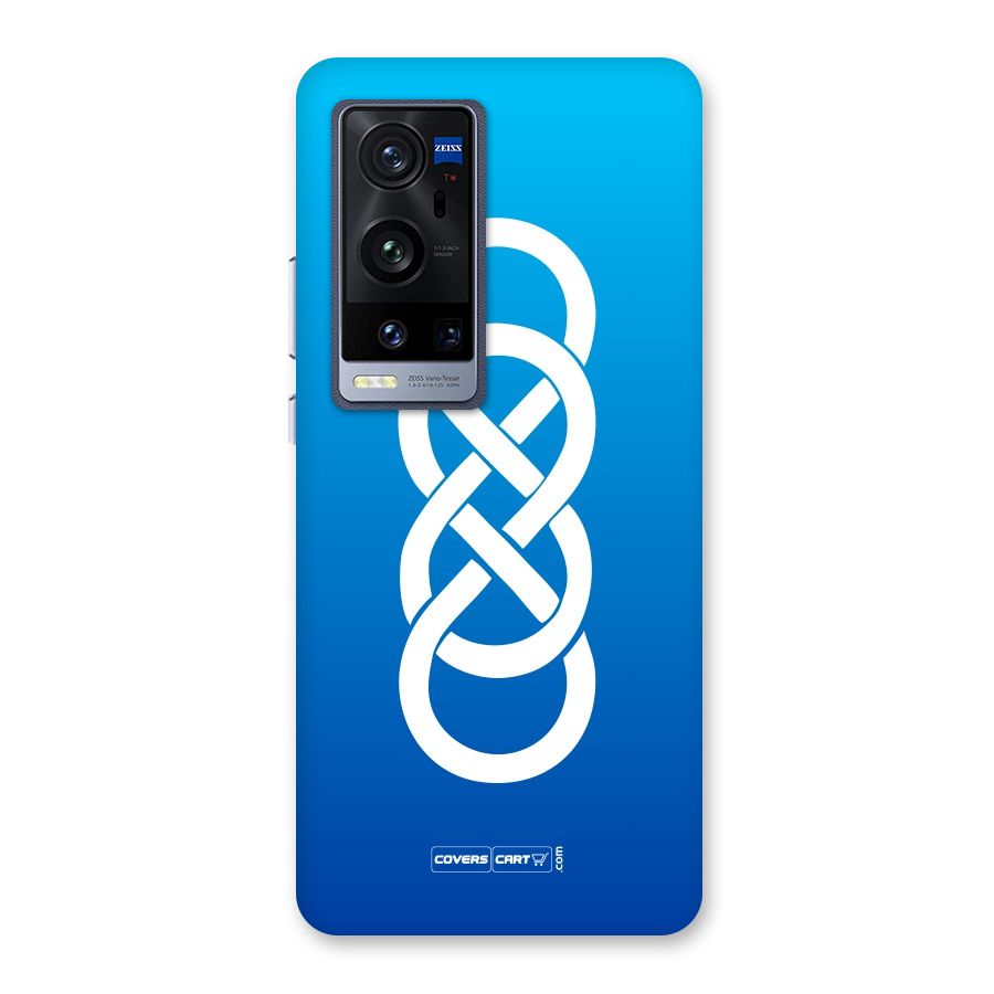 Double Infinity Blue Back Case for Vivo X60 Pro Plus