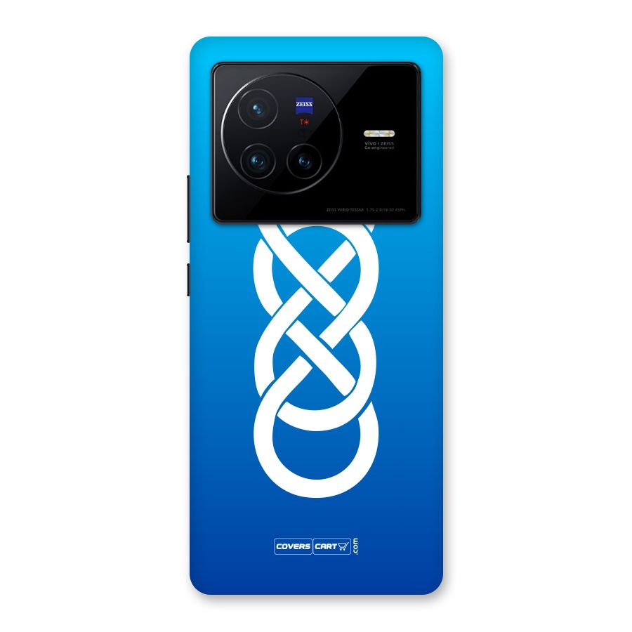 Double Infinity Blue Back Case for Vivo X80