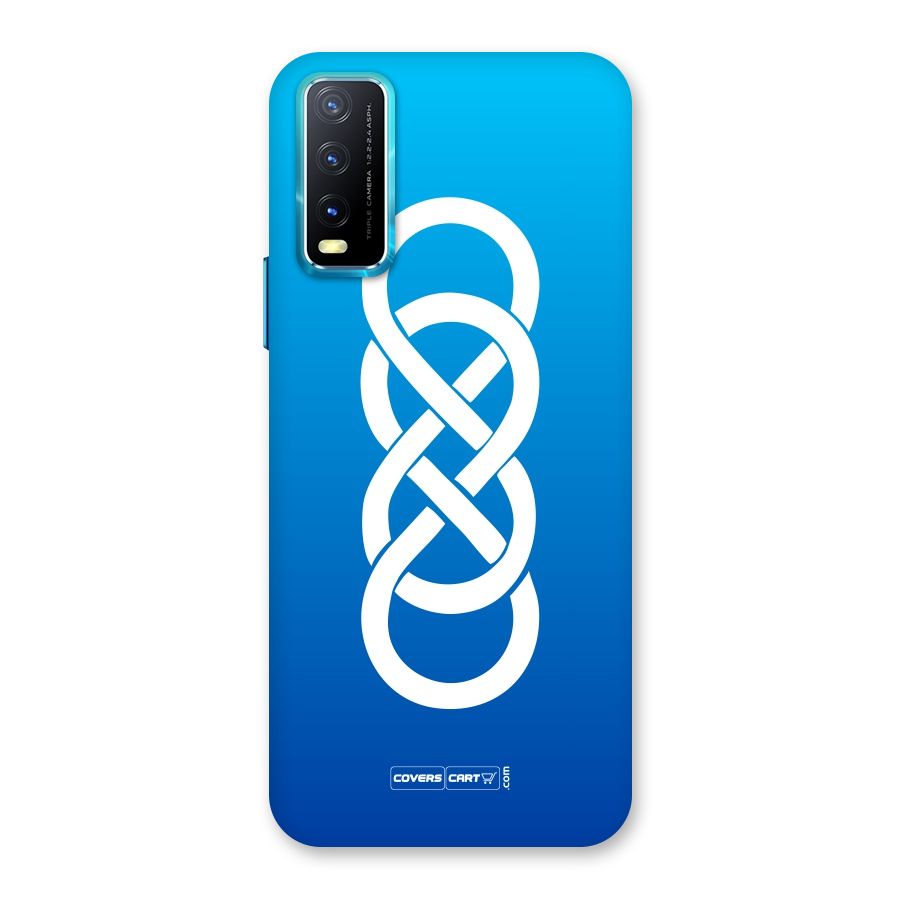Double Infinity Blue Back Case for Vivo Y20