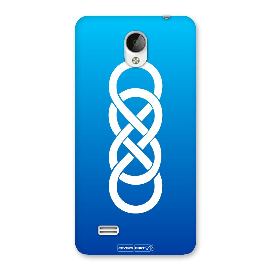 Double Infinity Blue Back Case for Vivo Y21