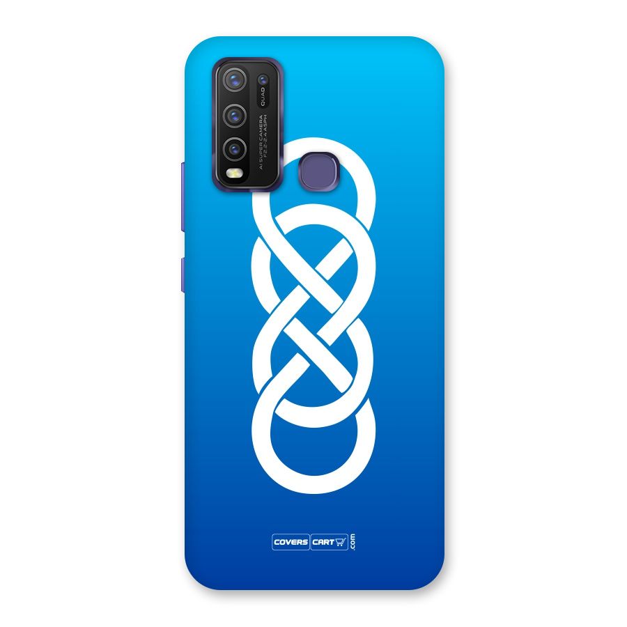 Double Infinity Blue Back Case for Vivo Y30