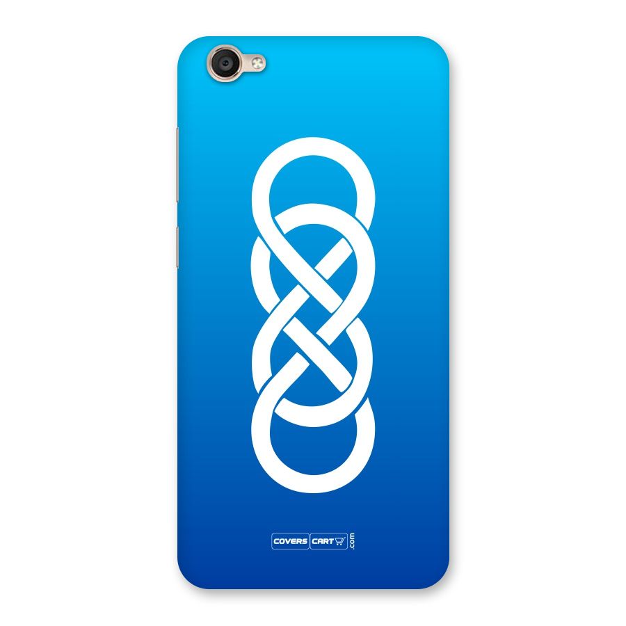 Double Infinity Blue Back Case for Vivo Y55s
