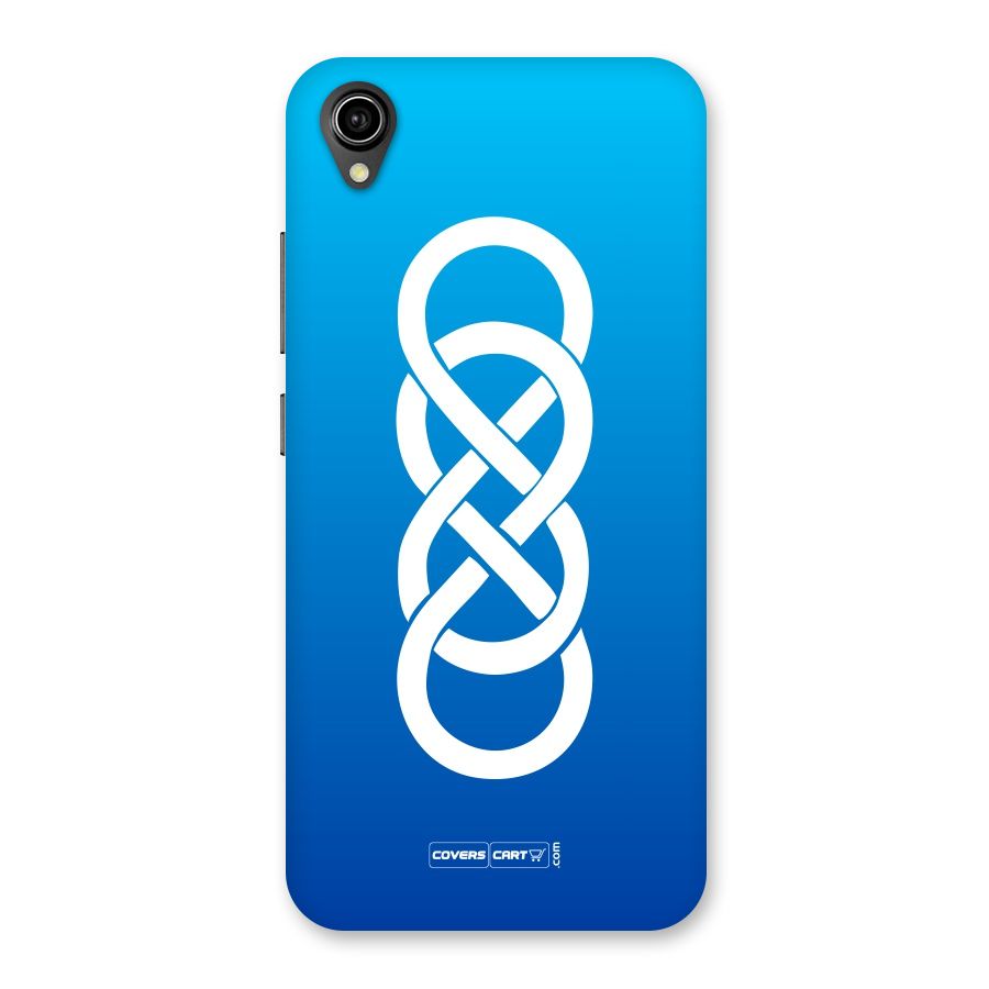 Double Infinity Blue Back Case for Vivo Y90