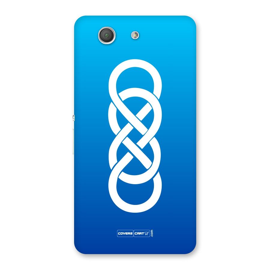 Double Infinity Blue Back Case for Xperia Z3 Compact