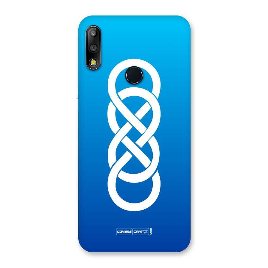 Double Infinity Blue Back Case for Zenfone Max Pro M2