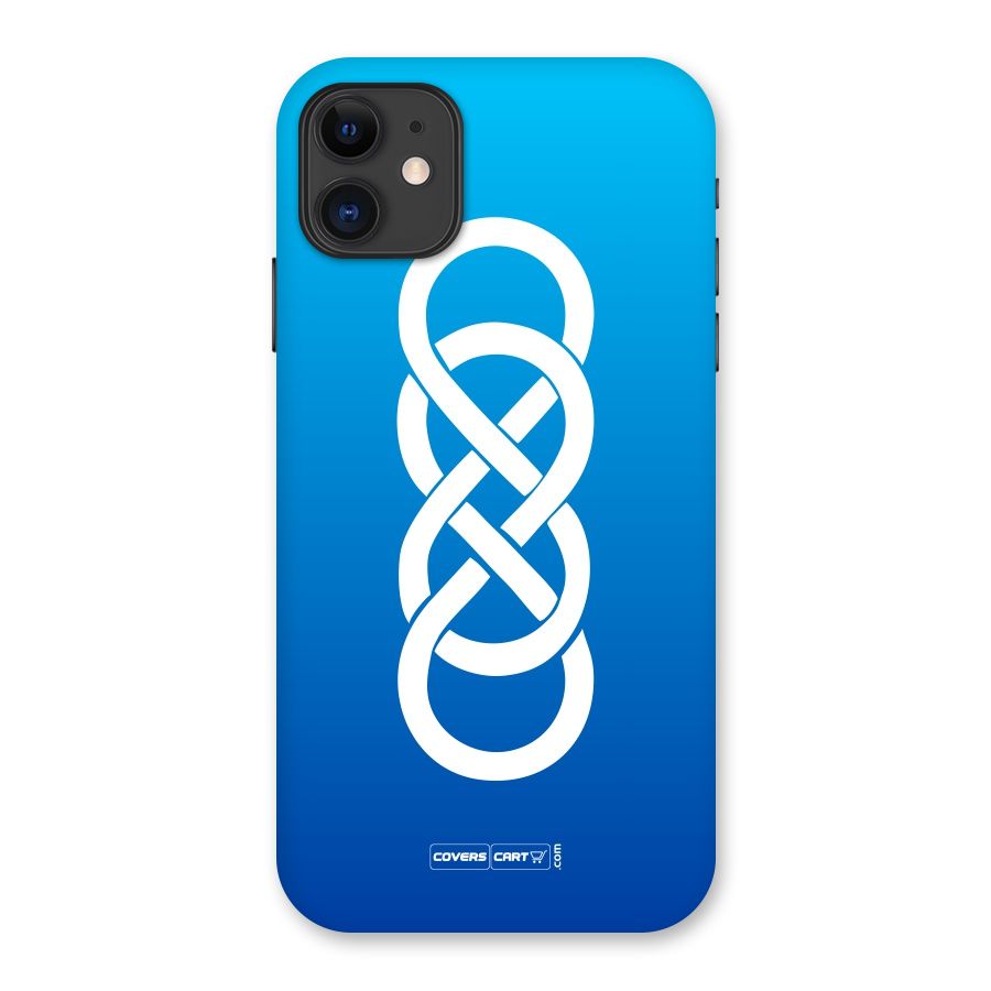 Double Infinity Blue Back Case for iPhone 11