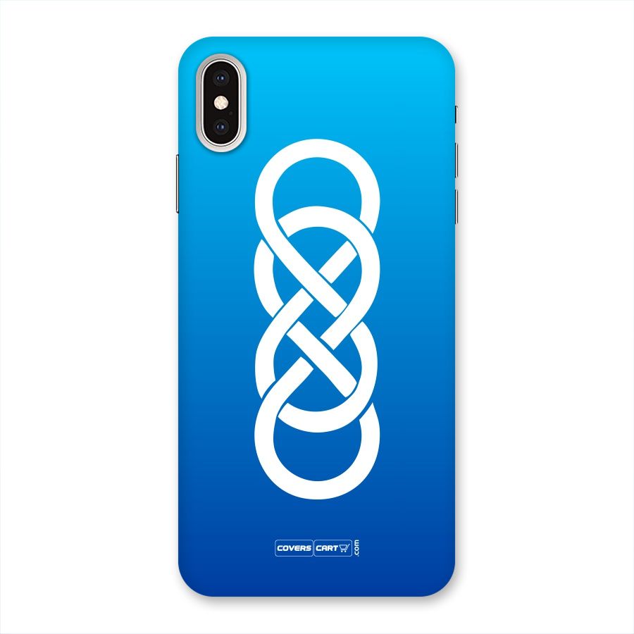 Double Infinity Blue Back Case for iPhone XS Max
