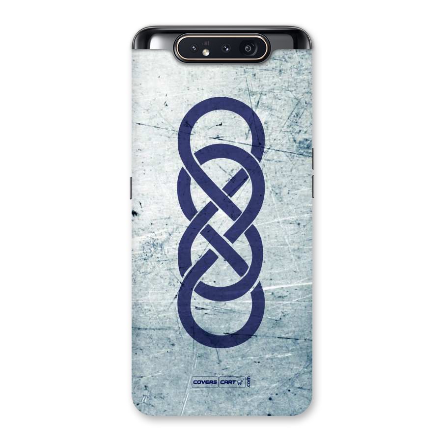 Double Infinity Rough Back Case for Galaxy A80