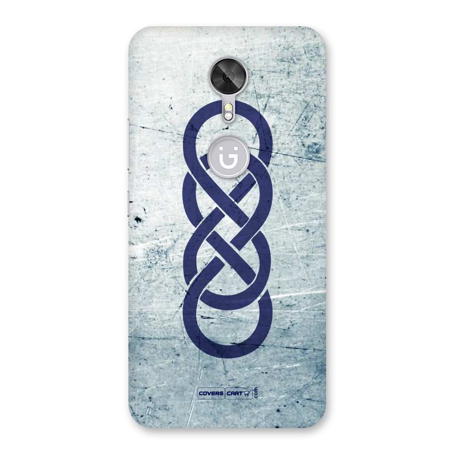 Double Infinity Rough Back Case for Gionee A1