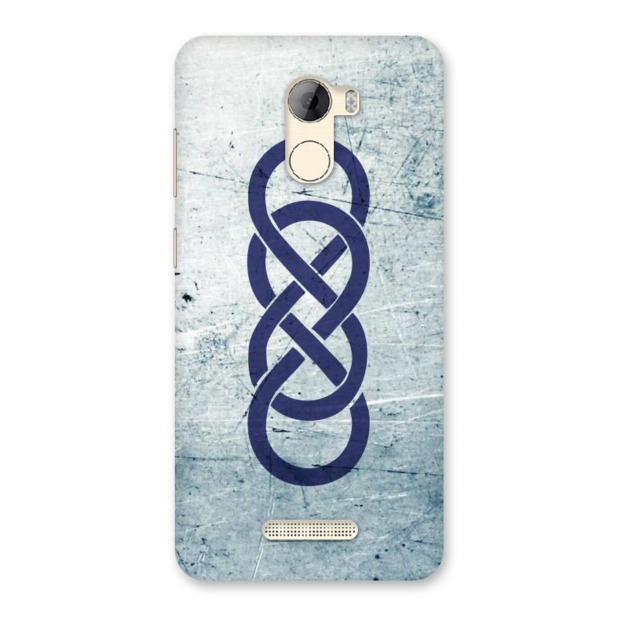 Double Infinity Rough Back Case for Gionee A1 LIte