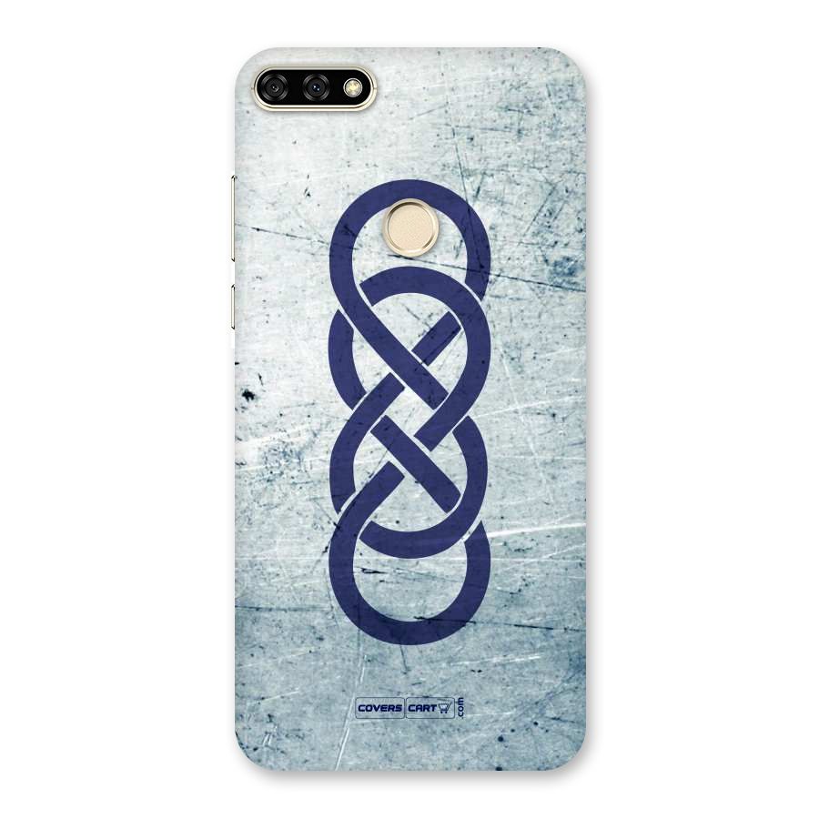 Double Infinity Rough Back Case for Honor 7A