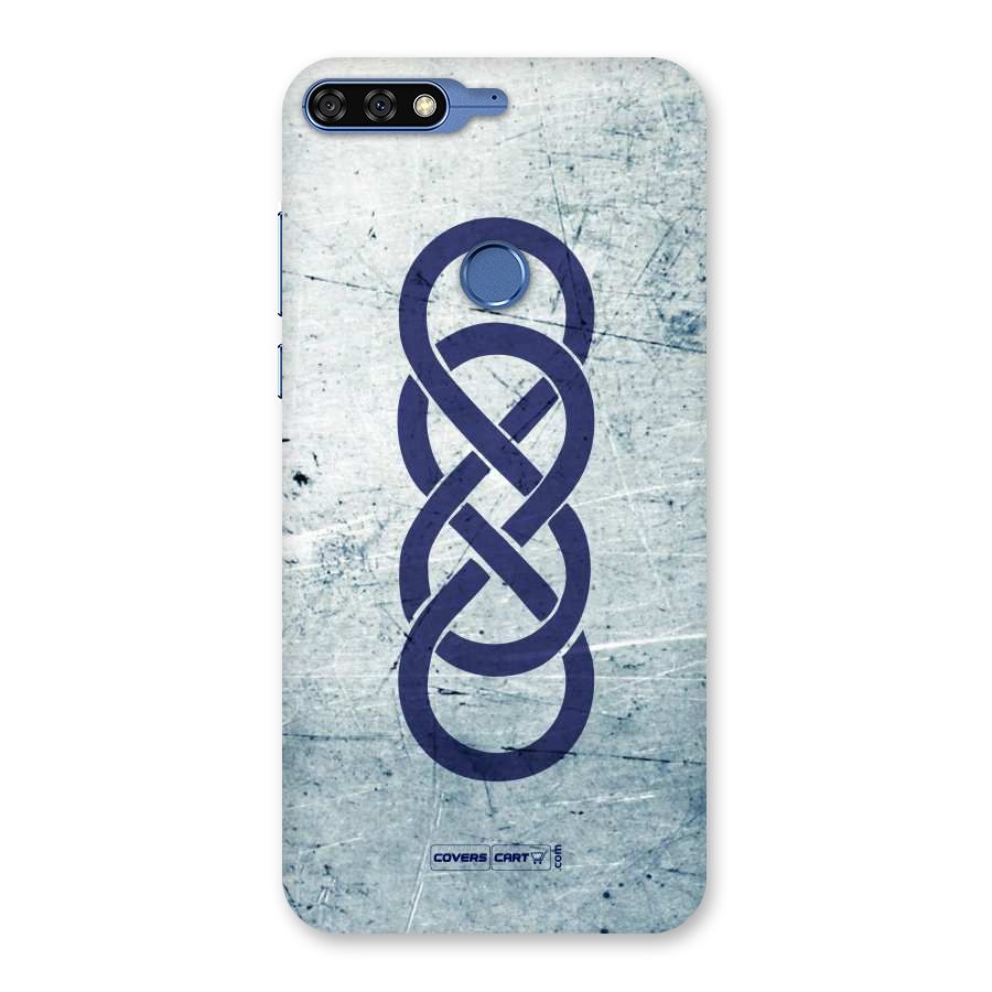 Double Infinity Rough Back Case for Honor 7C