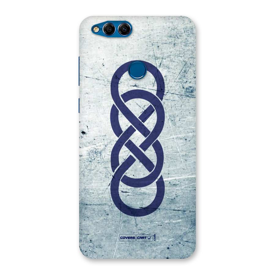 Double Infinity Rough Back Case for Honor 7X