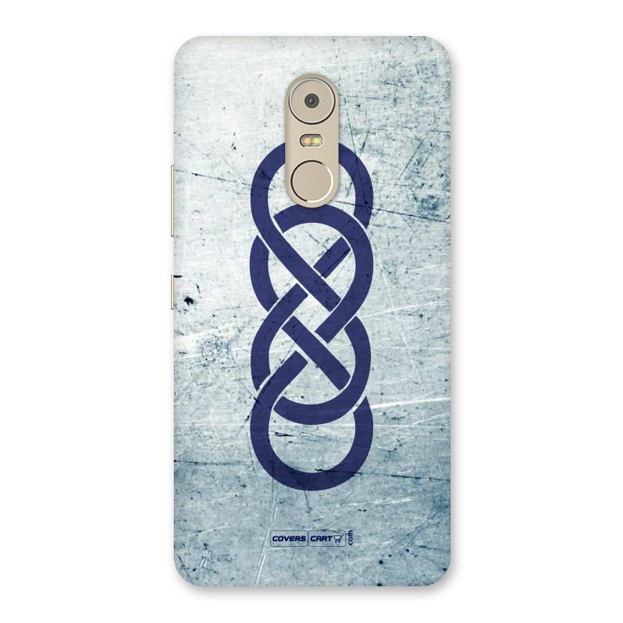 Double Infinity Rough Back Case for Lenovo K6 Note