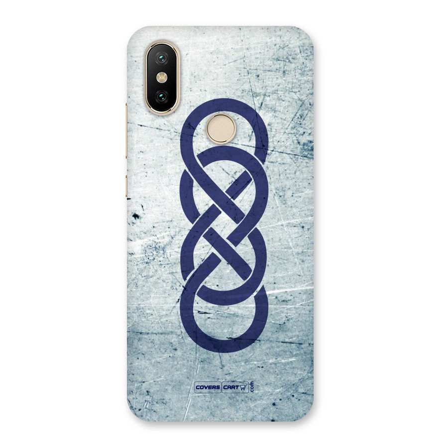 Double Infinity Rough Back Case for Mi A2