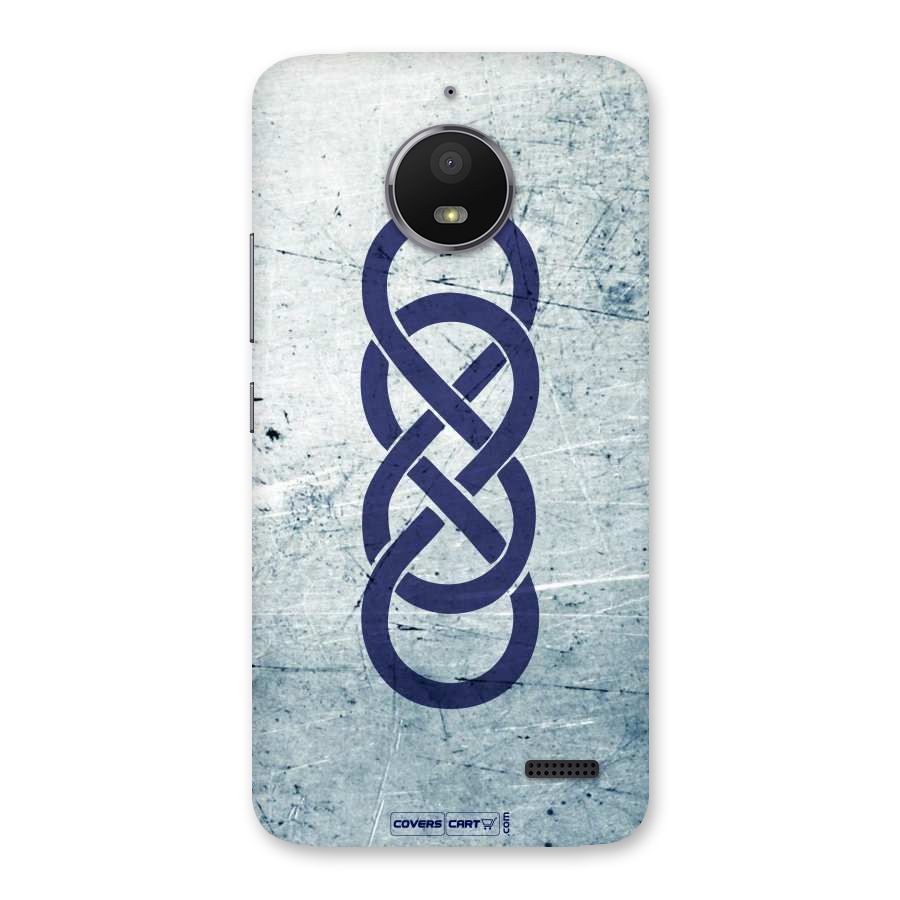 Double Infinity Rough Back Case for Moto E4