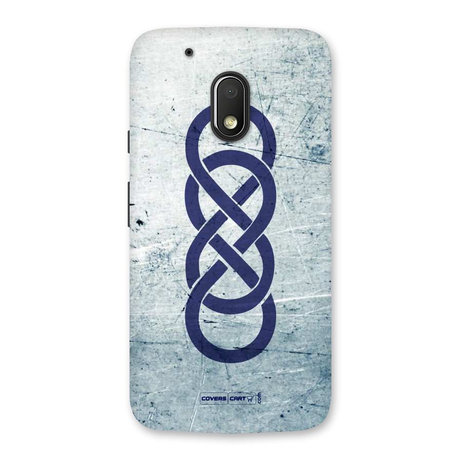 Double Infinity Rough Back Case for Moto G4 Play