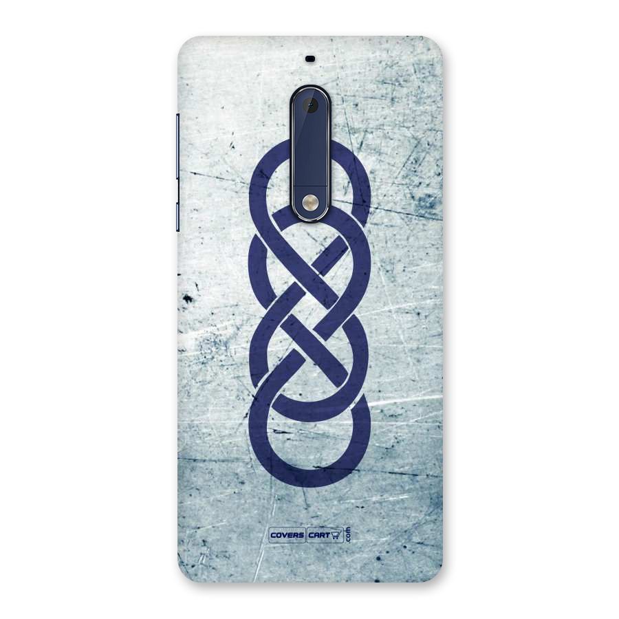 Double Infinity Rough Back Case for Nokia 5