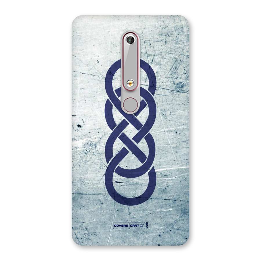 Double Infinity Rough Back Case for Nokia 6.1
