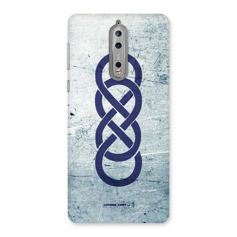 Double Infinity Rough Back Case for Nokia 8