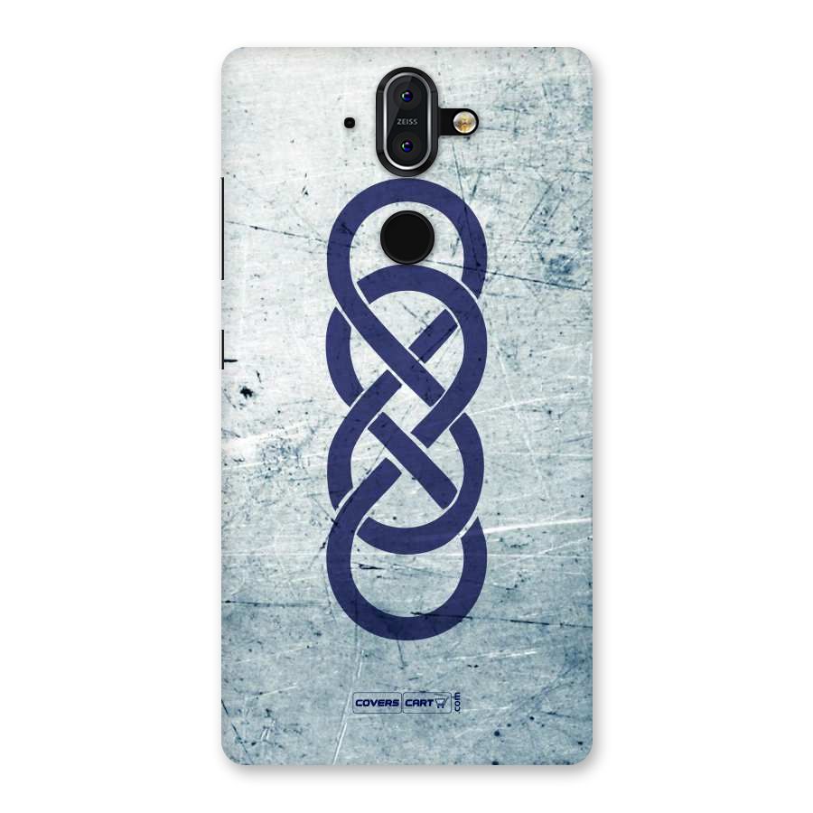 Double Infinity Rough Back Case for Nokia 8 Sirocco