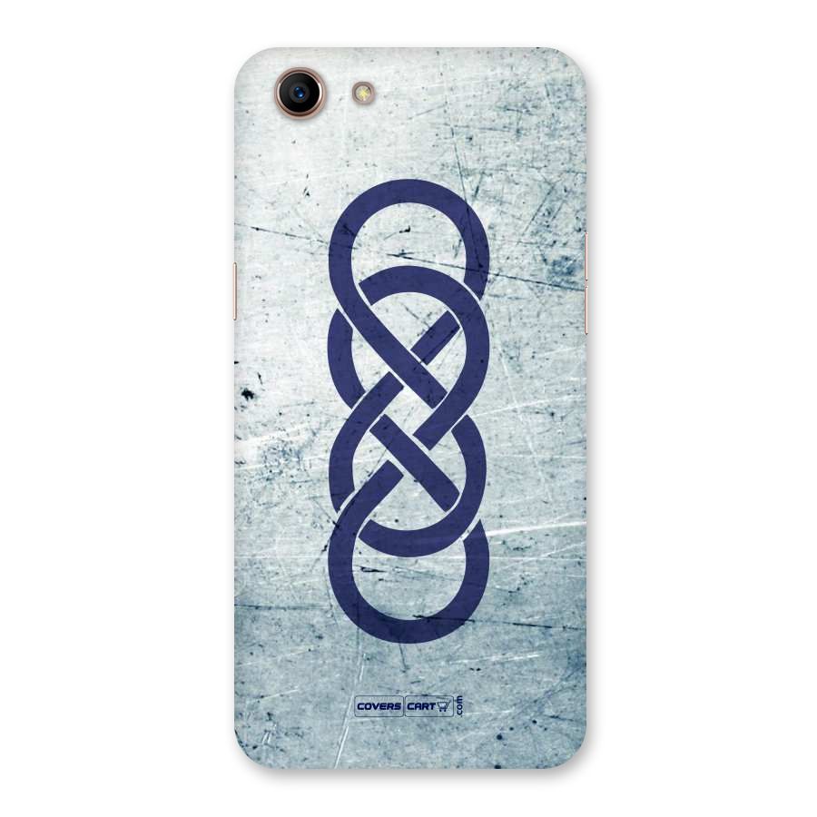 Double Infinity Rough Back Case for Oppo A83 (2018)