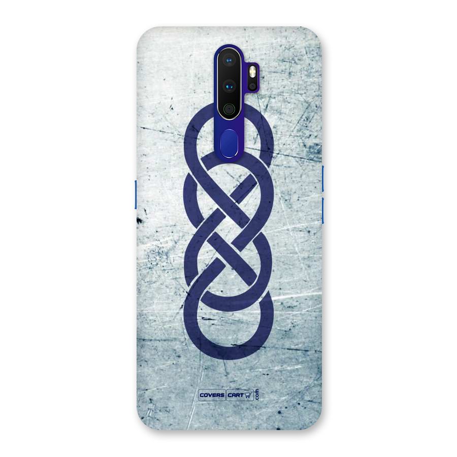 Double Infinity Rough Back Case for Oppo A9 (2020)