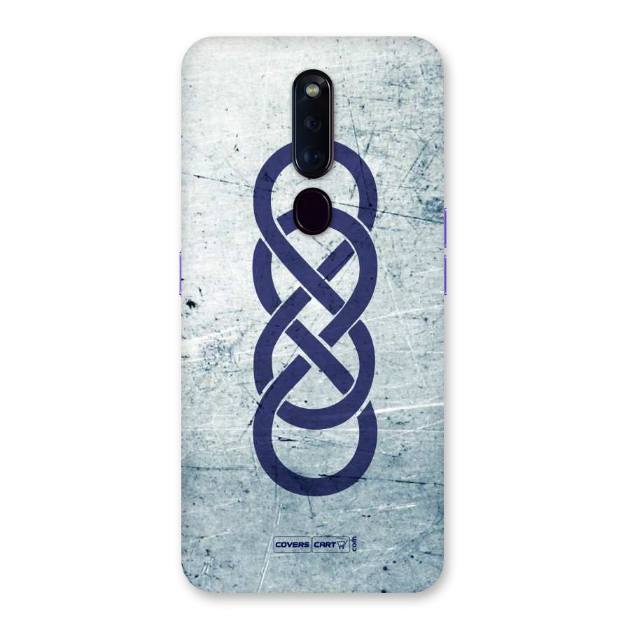 Double Infinity Rough Back Case for Oppo F11 Pro