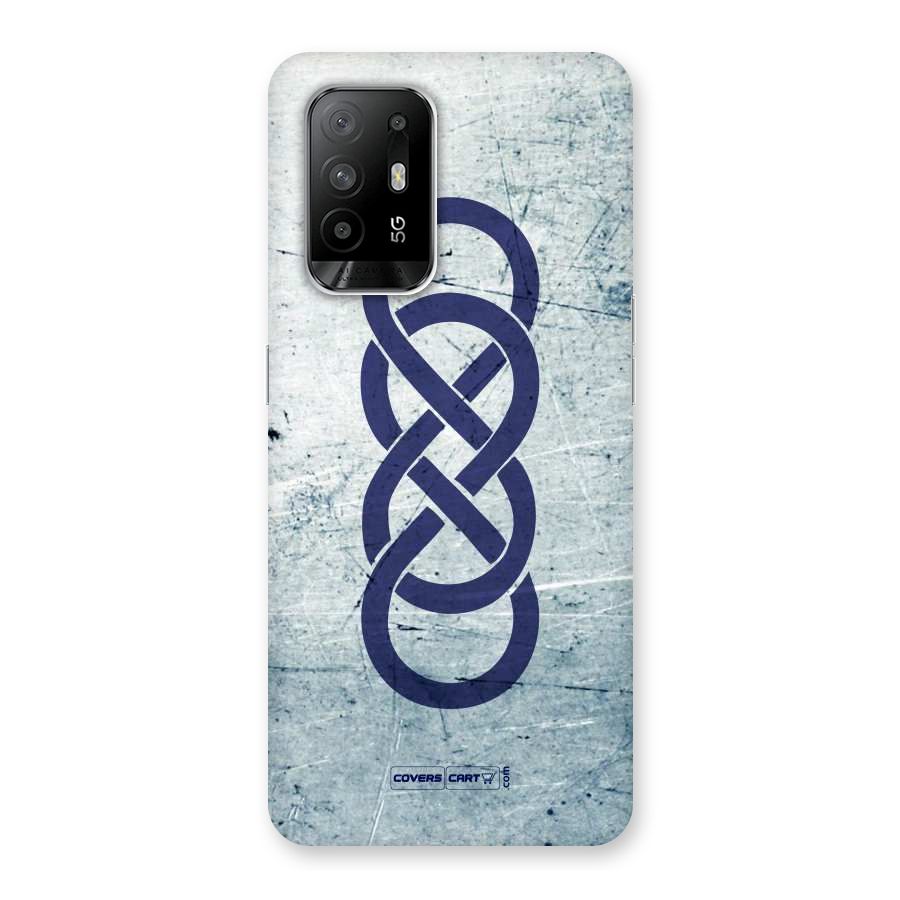 Double Infinity Rough Back Case for Oppo F19 Pro Plus 5G