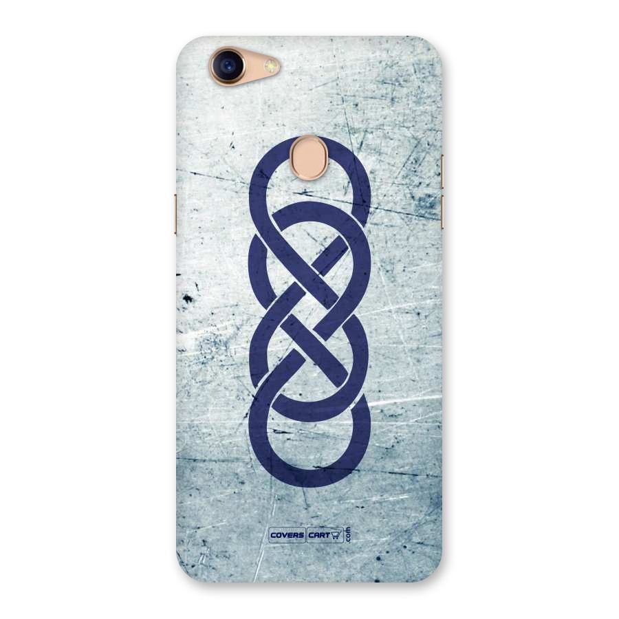 Double Infinity Rough Back Case for Oppo F5 Youth
