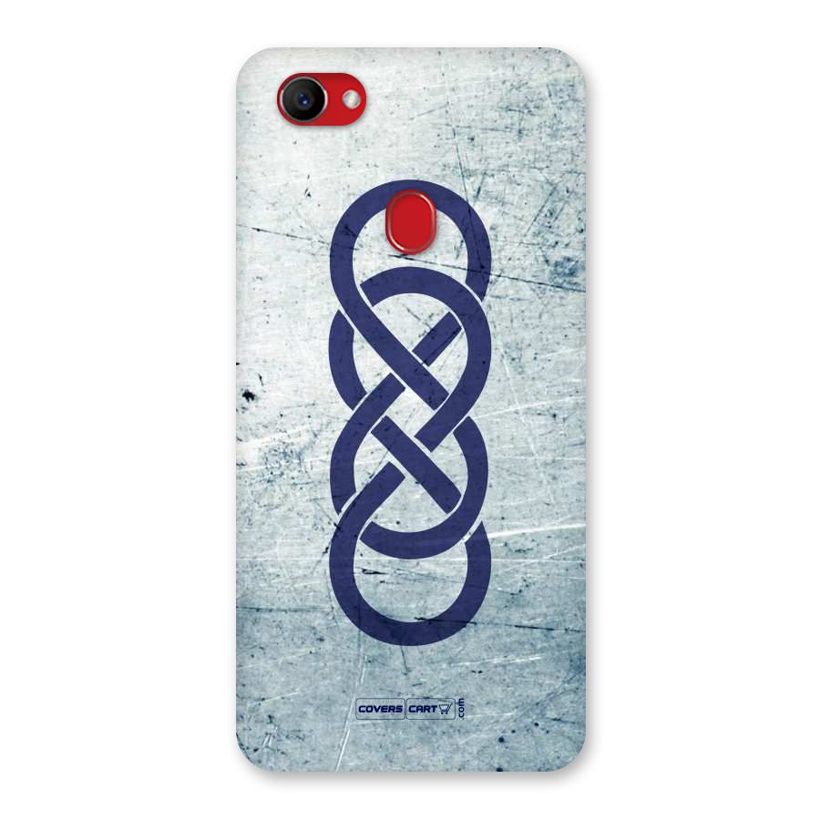 Double Infinity Rough Back Case for Oppo F7