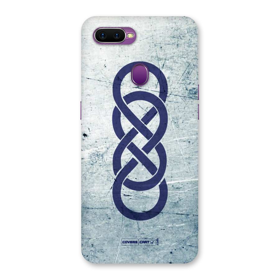 Double Infinity Rough Back Case for Oppo F9