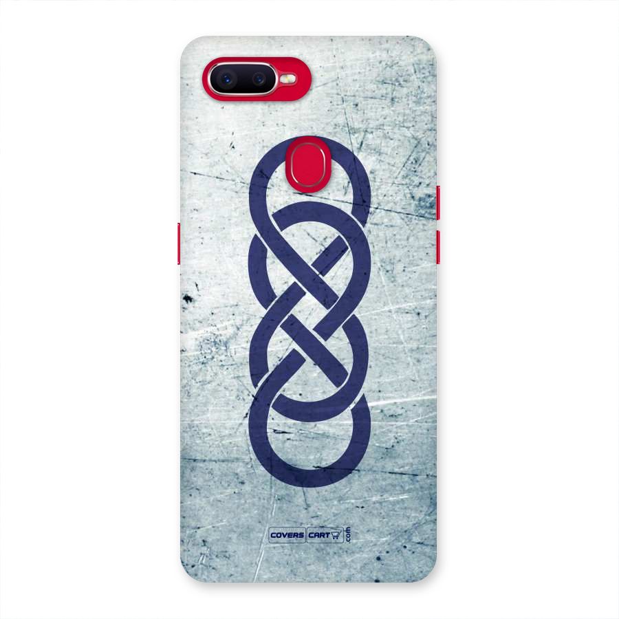 Double Infinity Rough Back Case for Oppo F9 Pro