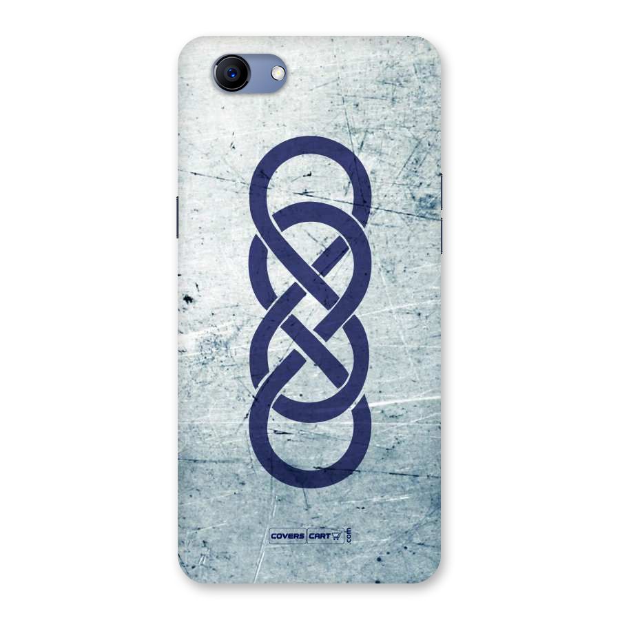 Double Infinity Rough Back Case for Oppo Realme 1