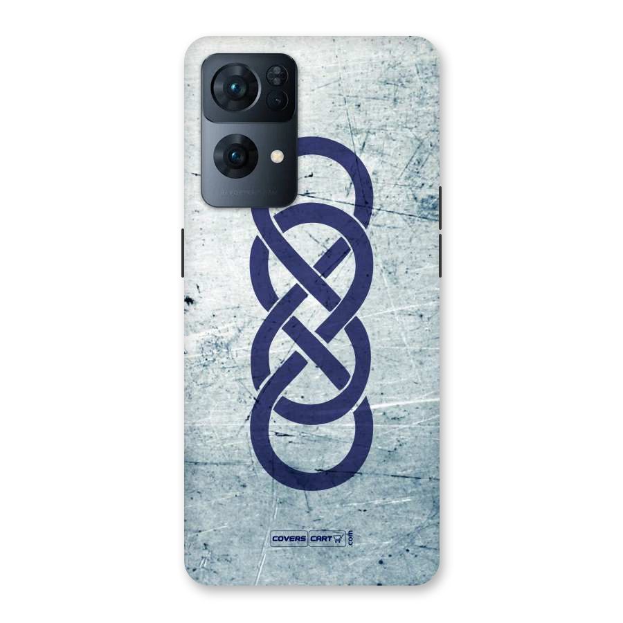 Double Infinity Rough Back Case for Oppo Reno7 Pro 5G
