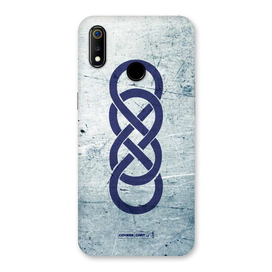 Double Infinity Rough Back Case for Realme 3