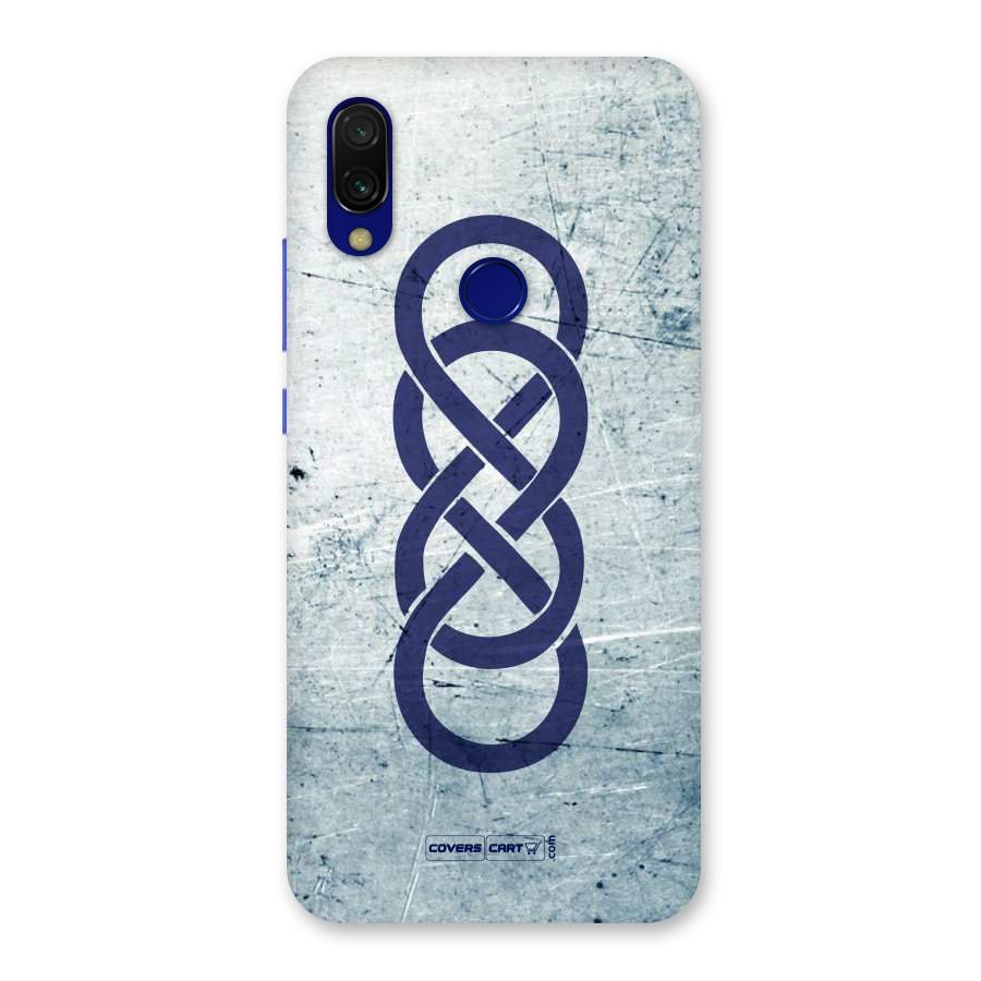 Double Infinity Rough Back Case for Redmi 7