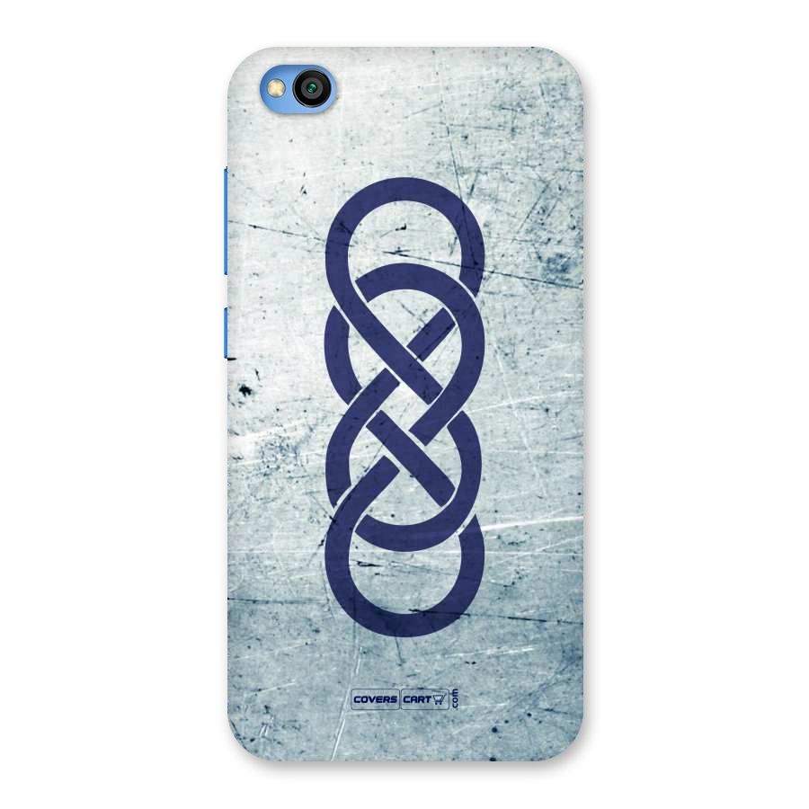 Double Infinity Rough Back Case for Redmi Go