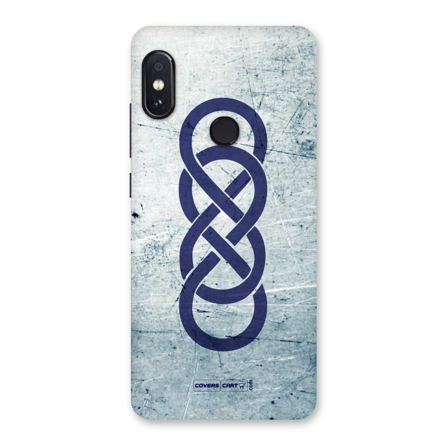 Double Infinity Rough Back Case for Redmi Note 5 Pro