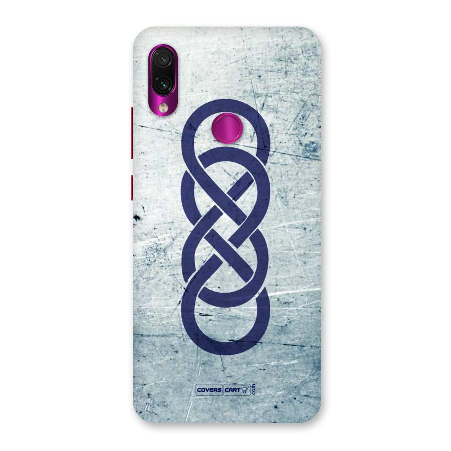 Double Infinity Rough Back Case for Redmi Note 7 Pro